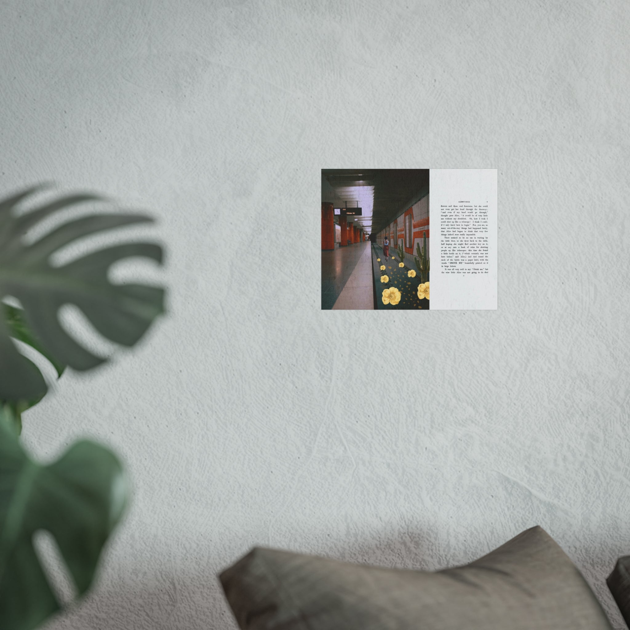 Contemporary Fine Art Posters for Home Decor, Urban Aesthetic Wall Art, Gift for Artists, Cactus Print, Nature-Inspired Decor